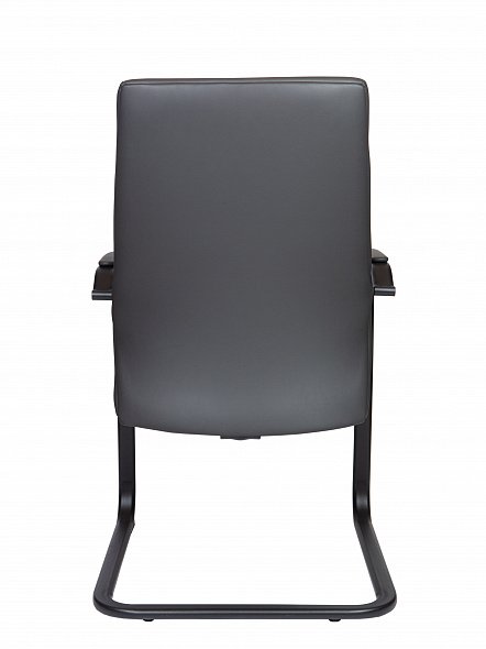 Кресло офисное  Davos CF Grey (алюминиевая  база / серая экокожа)