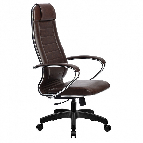 Кресло офисное МЕТТА Комплект 29 коричневый пластик