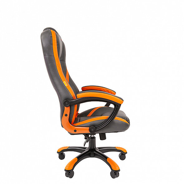 Кресло Chairman GAME 22 серый/оранжевый