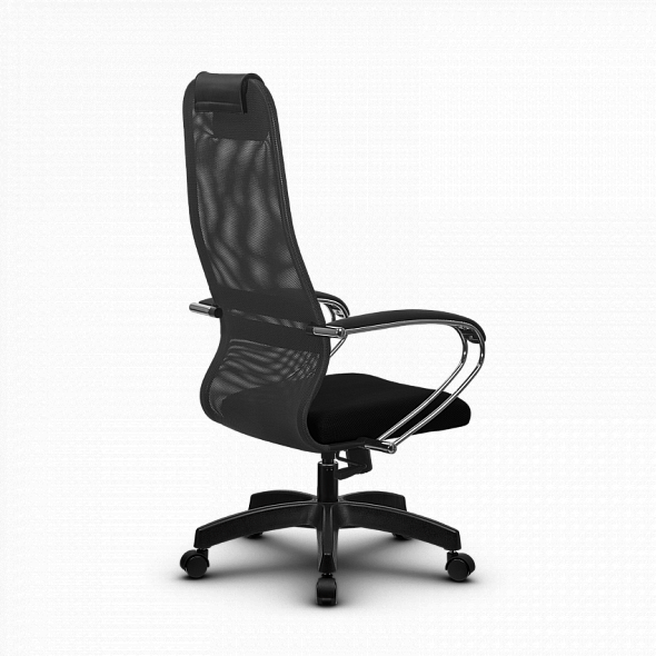 Кресло офисное Метта - SU-BK-8 Pl темно-серый/черный