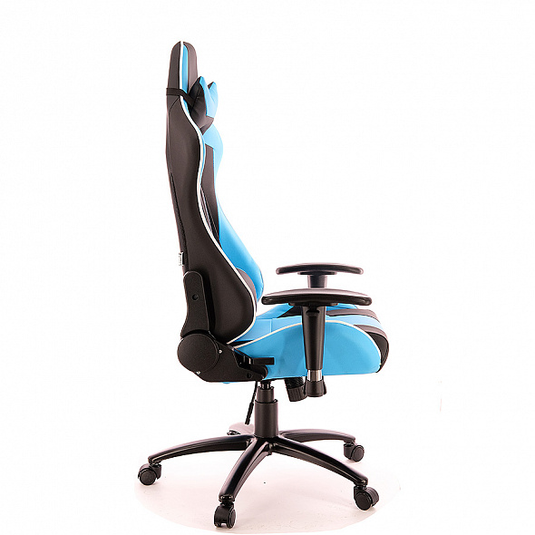 Кресло Everprof Lotus S5 экокожа голубой