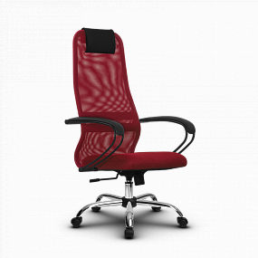 Кресло офисное Метта - SU-BP-8 Ch красный
