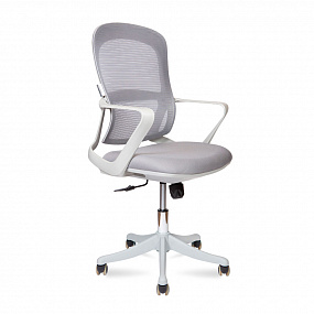 Кресло офисное  Play LB grey  (серый пластик / серая ткань)
