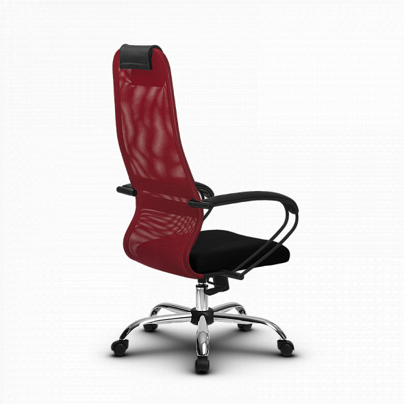 Кресло офисное Метта - SU-BP-8 Ch красный/черный