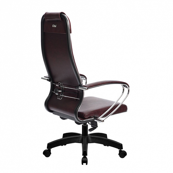 Кресло офисное МЕТТА Комплект 29 бордовый пластик