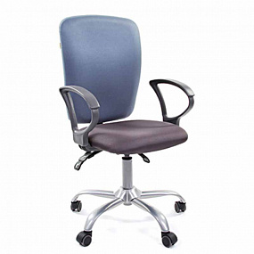 Кресло Chairman 9801 серый / голубой