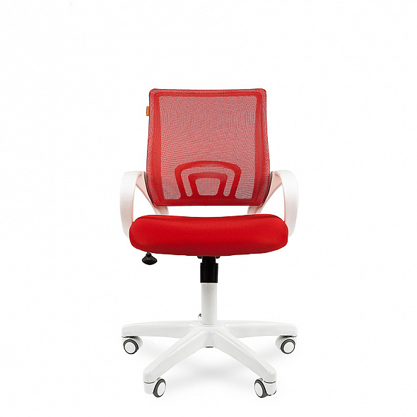 Кресло Chairman 696 white красный