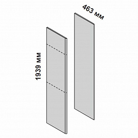 Боковые панели для высоких шкафов (комплект 2 шт.) 158763 IULIO