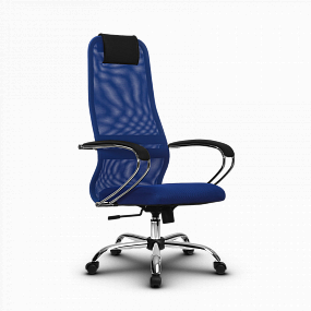 Кресло офисное Метта - SU-BK-8 Ch синий