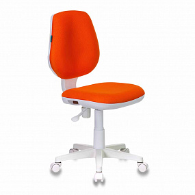 Кресло Бюрократ CH-W213 оранжевый TW-96-1 крестовина пластик пластик белый