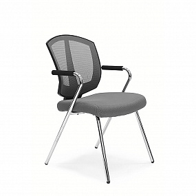 Кресло для посетителей - SK-230C-04 серый