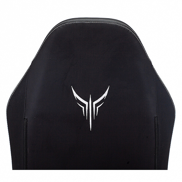 Кресло Бюрократ Knight Neon черный/серебряный экокожа с подголов. крестовина металл