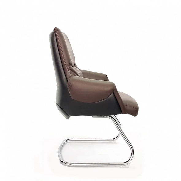 Кресло для посетителей - AR-C107A-V brown