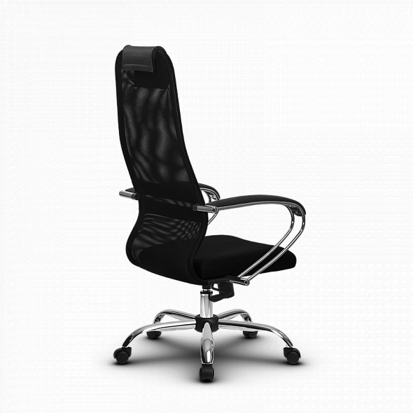 Кресло офисное Метта - BK-8 Ch черный