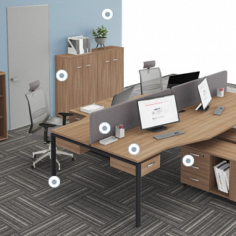 Мебель для персонала А4 Вишня скандинавская