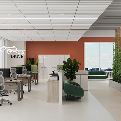 Офисная мебель Drive (Драйв) Дуб Седой